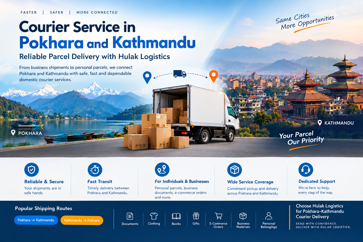 Courier Service in Pokhara & Kathmandu